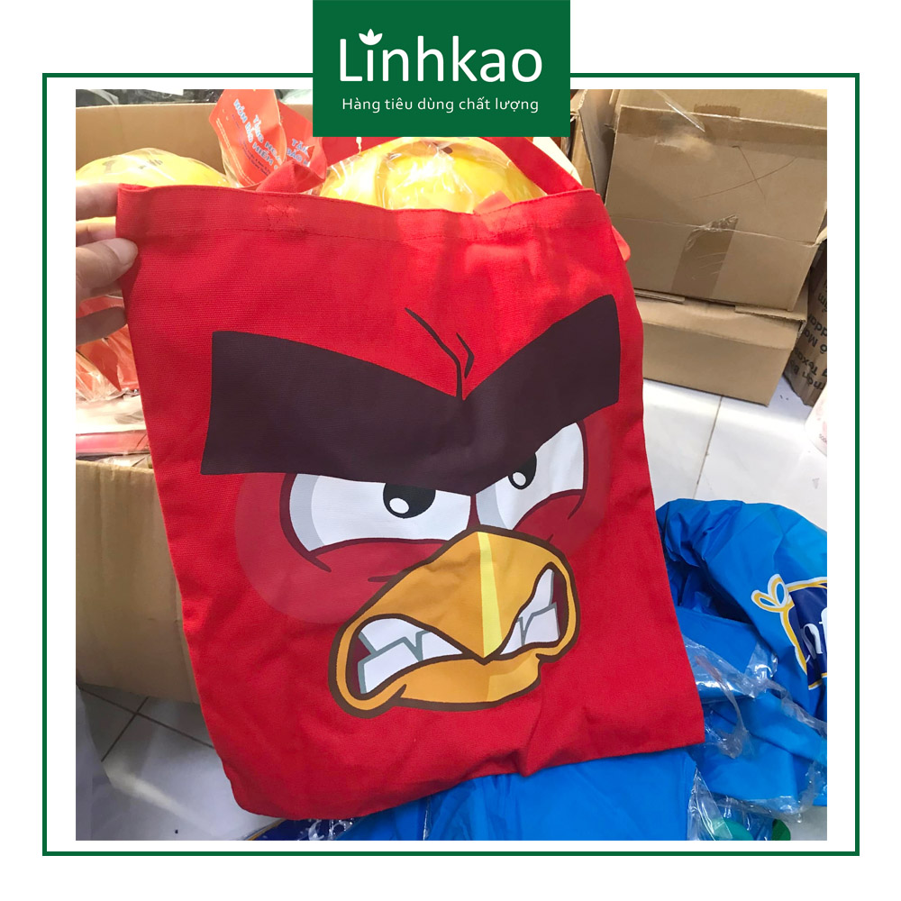 Túi vải tote Angry Birds Đỏ