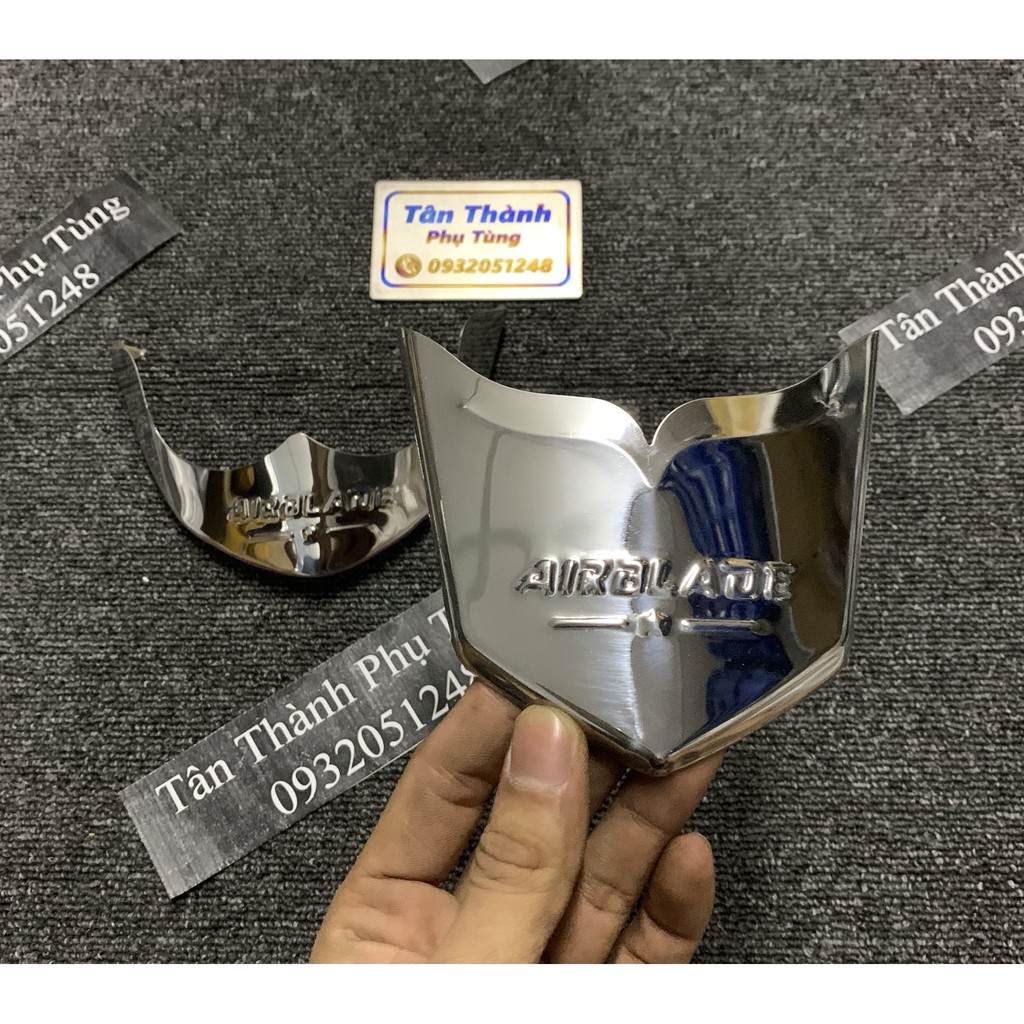 Mỏ Dè trước sau Inox gắn Air Blade 2016-2019