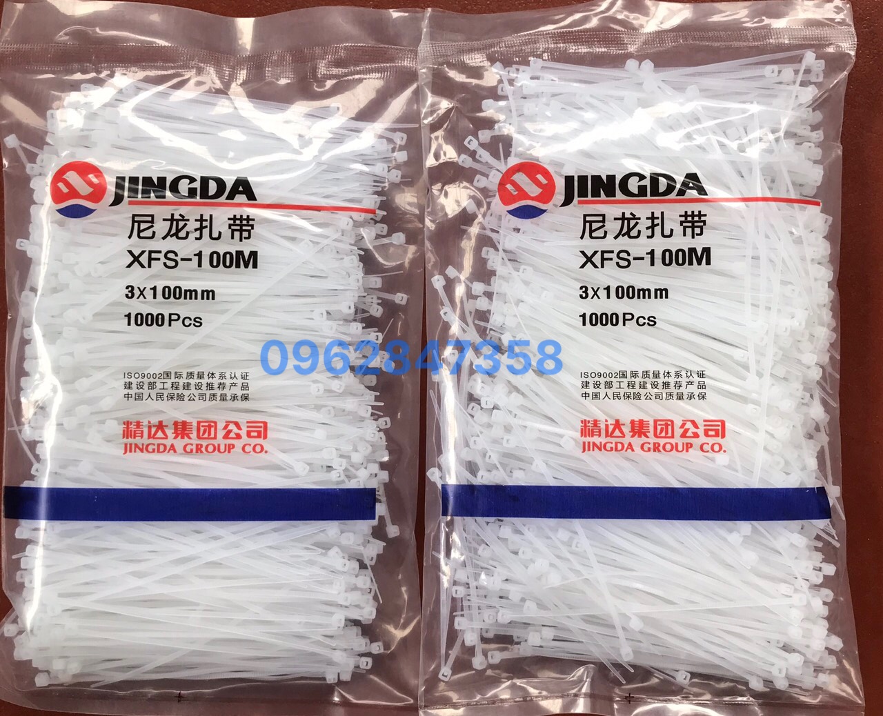 Túi 1000 dây rút nhựa kích thước 3x100mm giá rẻ