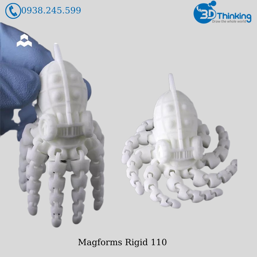Nhựa In 3D Resin Rigid 110 (Nhựa Kĩ Thuật Độ Cứng Cao, Dẻo Dai Tốt)