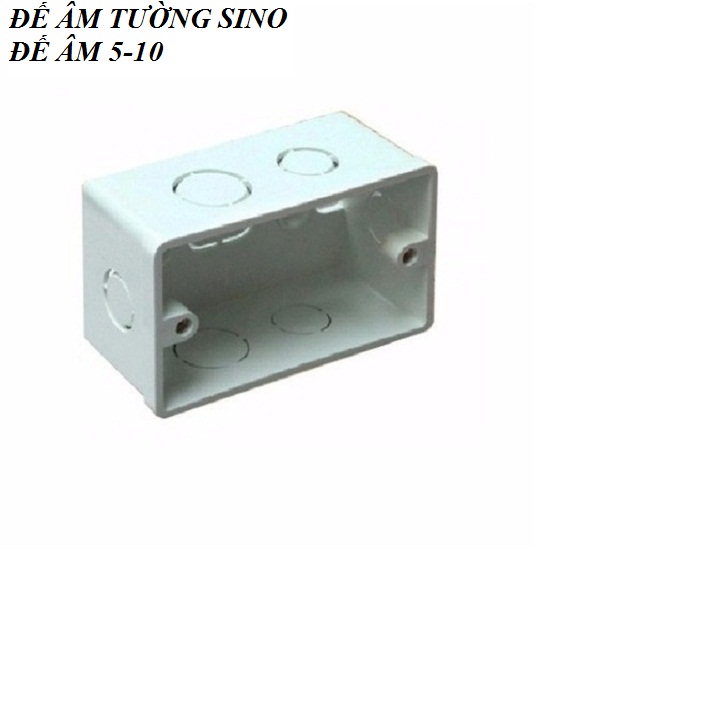 COMBO 2 đế âm tường SINO- đế chống cháy  5-10