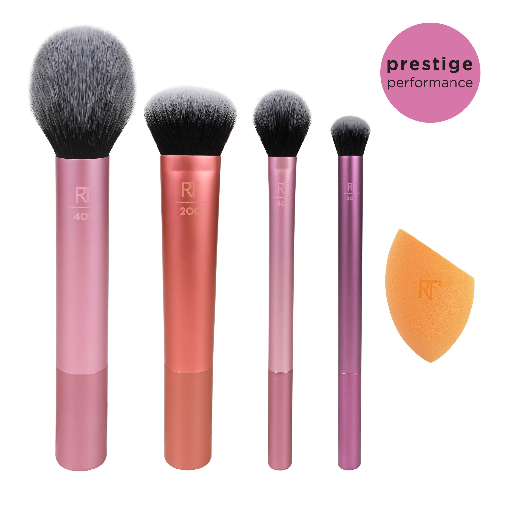 Bộ 4 cọ kèm mút trang điểm RT Real Techniques Everyday Essentials