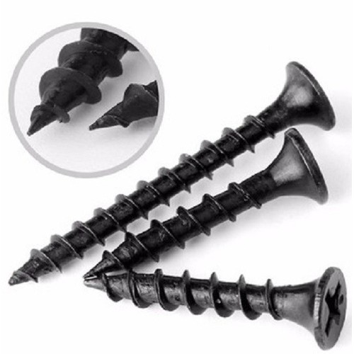 1 bịch nguyên 1 kg vít đen vít bắn  trực tiếp vào thạch cao, bắn gỗ chọn size theo thuộc tính