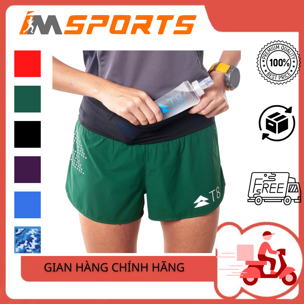 Quần Short Chạy Bộ Nữ T8 V2 (NHIỀU MÀU)