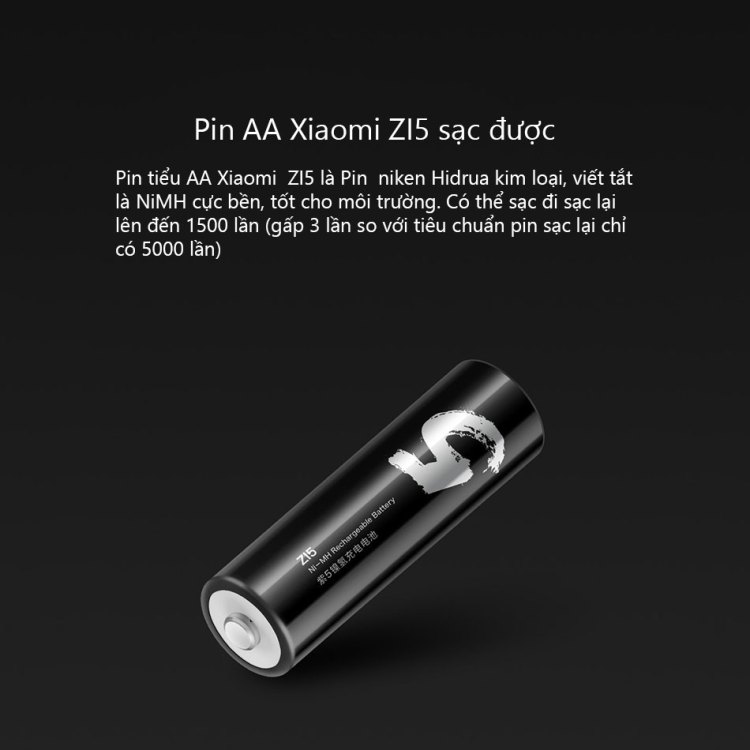 Pin sạc Xiaomi Zi5 AA,AAA