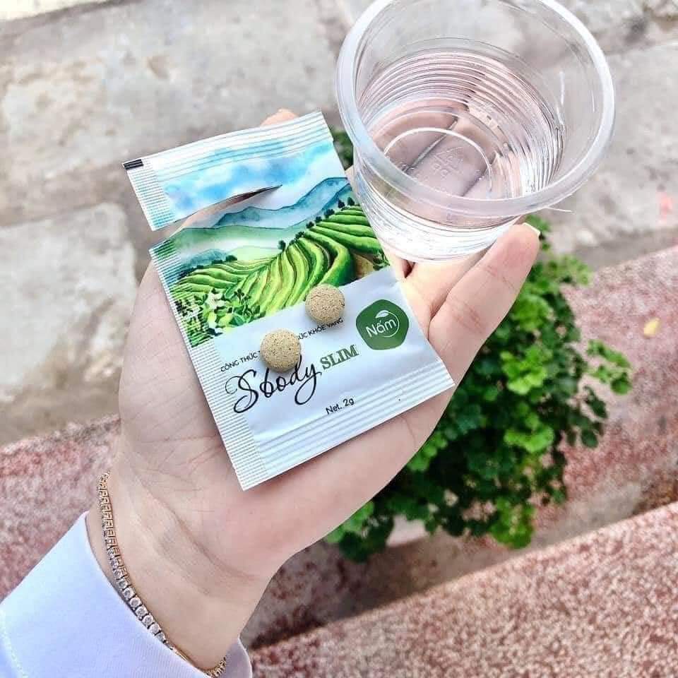 [HCM]Nấm giảm cân viên slim sbody