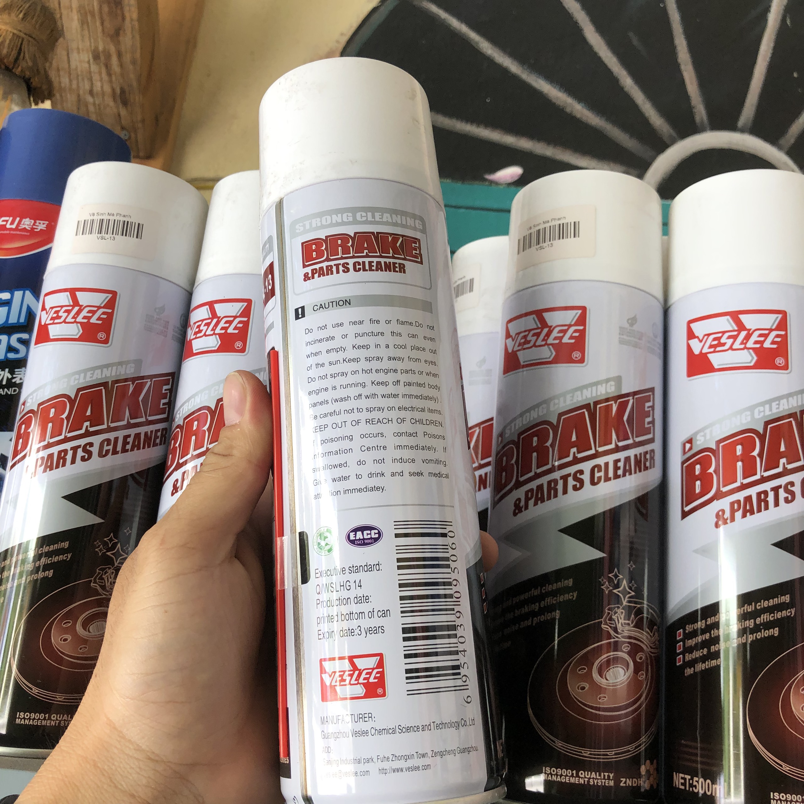 DUNG DỊCH XỊT VỆ SINH BỐ THẮNG/ BỘ PHANH XE