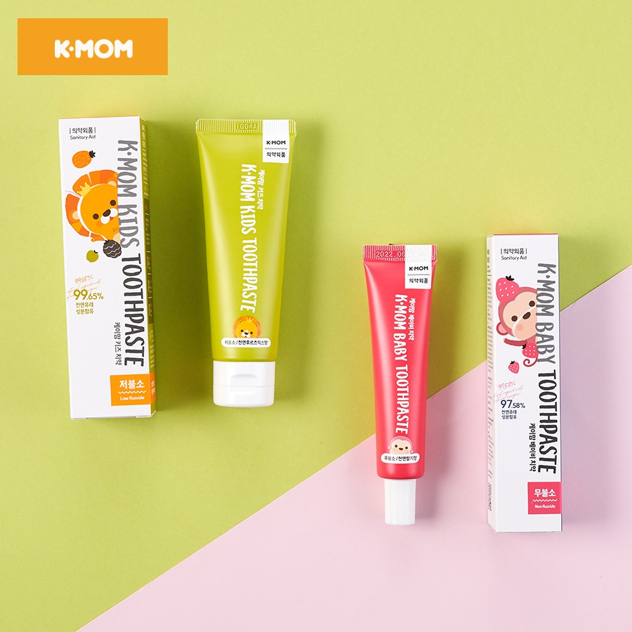 Kem đánh răng cho bé K-MOM Hàn Quốc
