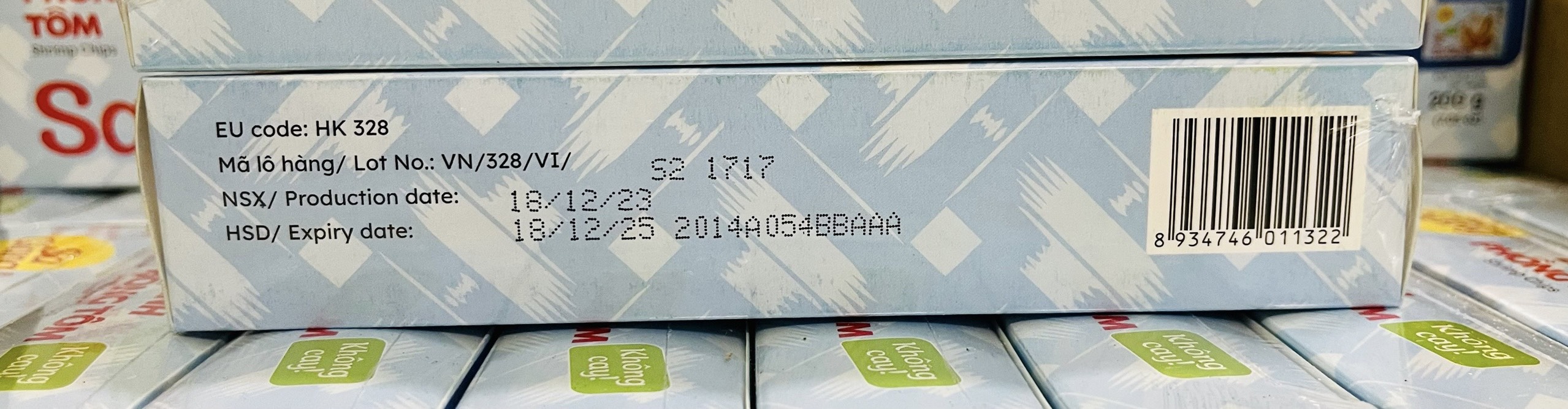 (MẪU MỚI) Bánh phồng 1 con tôm/5 con tôm Sa Giang hộp (200g)