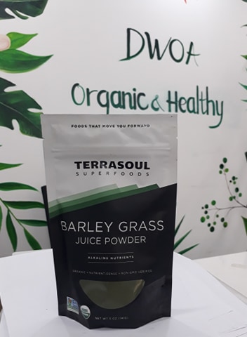 Bột nước ép cỏ lúa mạch Barley grass hữu cơ Terrasoul