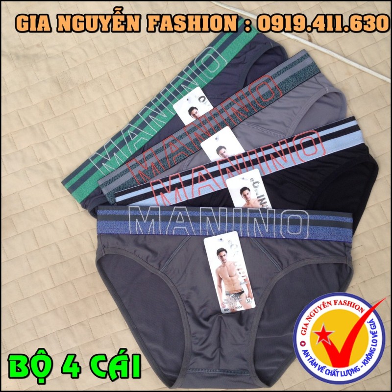 Nơi bán 4 Quần lót nam MANINO - Chất siêu nhẹ - Hàng VN Cao cấp