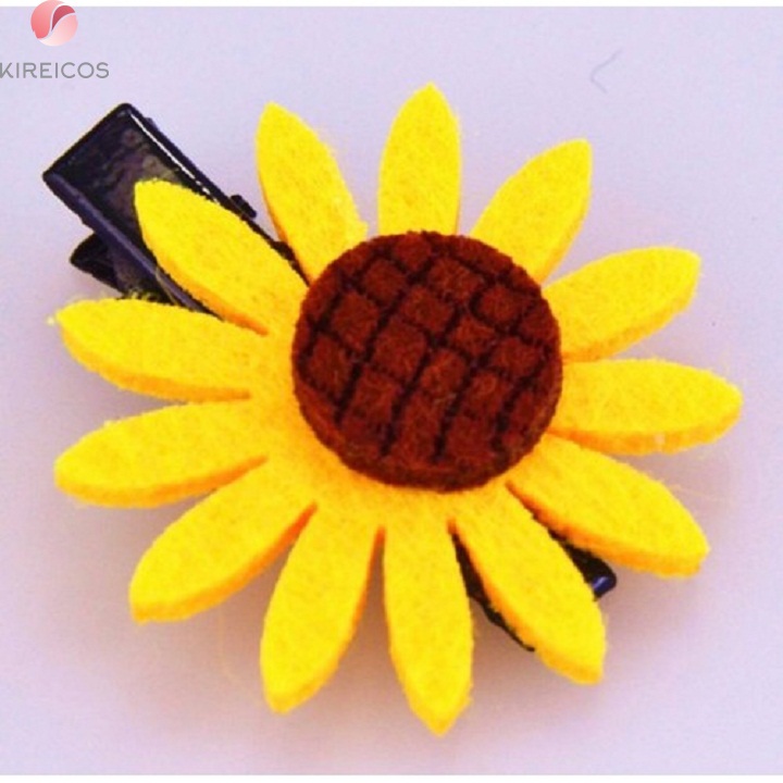 [HCM]Set 2 Kẹp Tóc Mái Hoa Hướng Dương