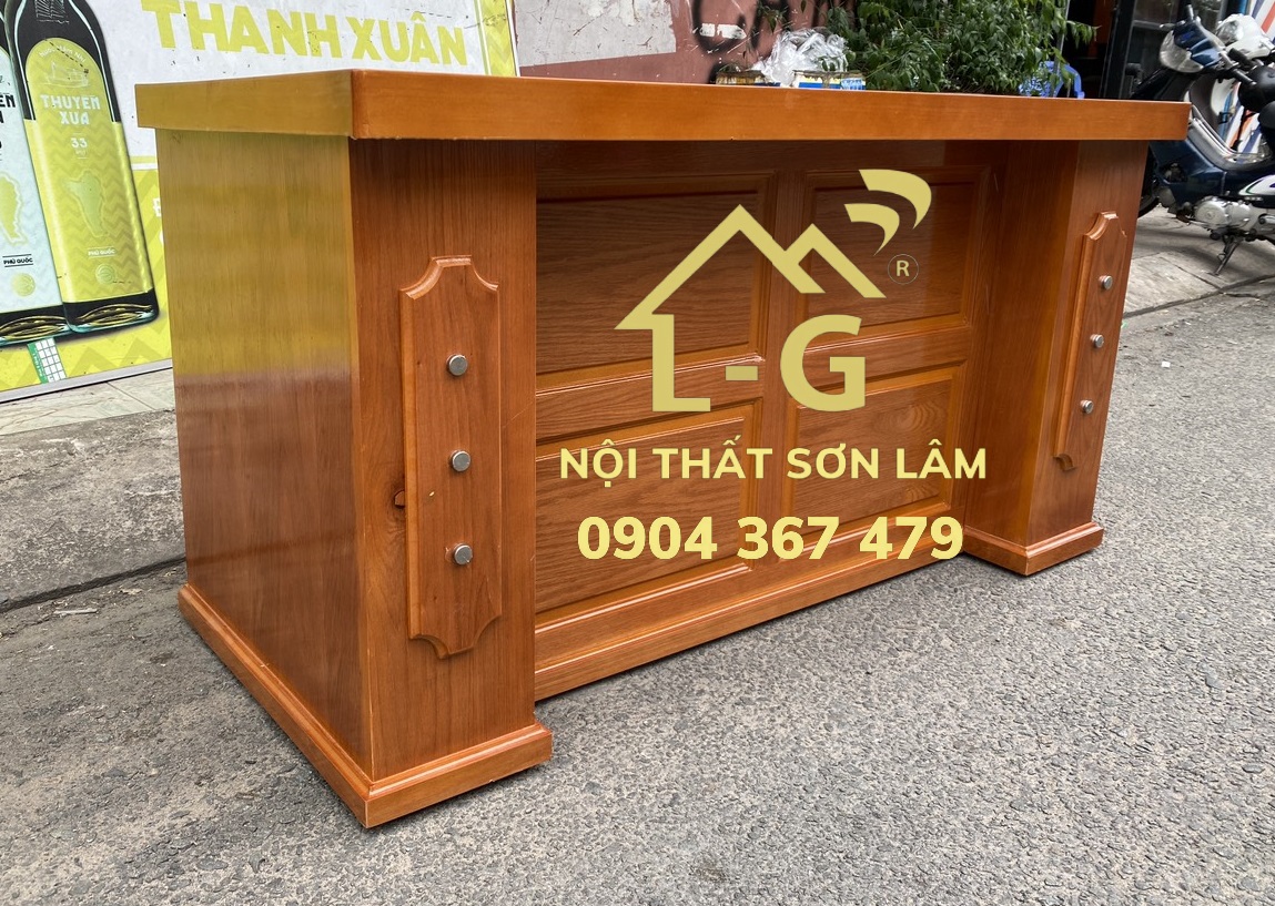 BÀN LÀM VIỆC GỖ SỒI CAO CẤP- BÀN ĐẸP