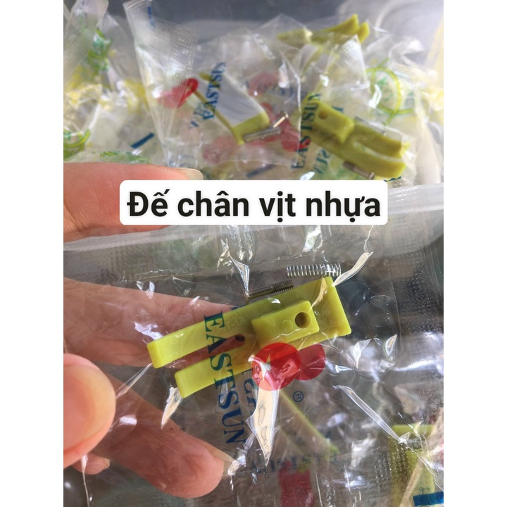 Đế chân vịt nhựa 2 da (đế dày 1ly) máy may công nghiệp