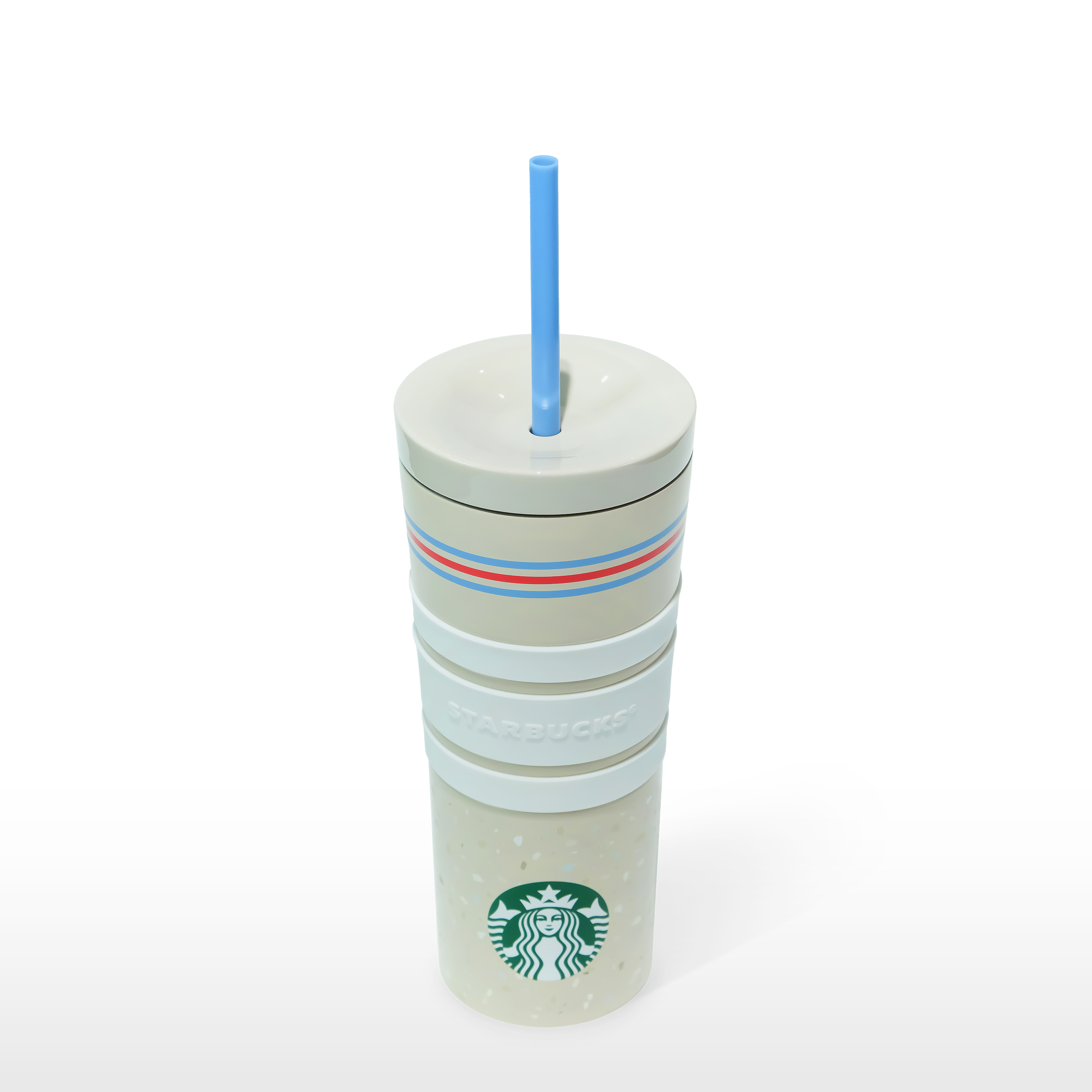 Ly Starbucks Cold Cup 16Oz (473ml) SS NATURAL SUM TERRAZZO
