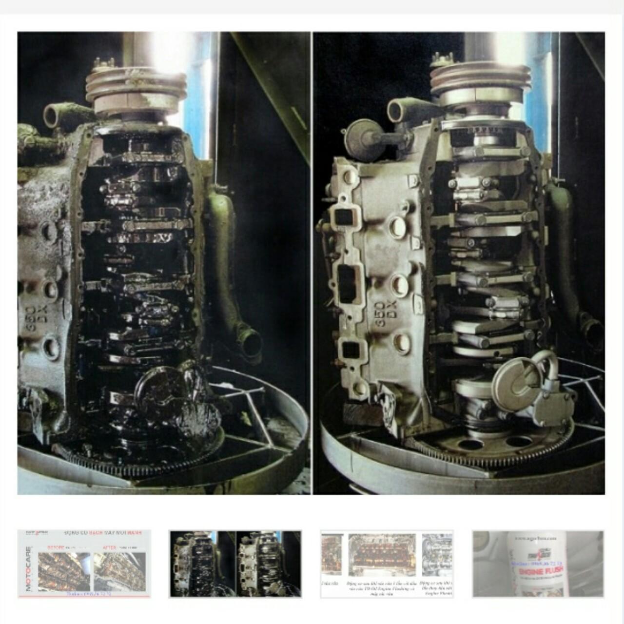 [HCM]Dung dịch súc rửa động cơ xe máy Môtô - THUNDER ENGINE FLUSH