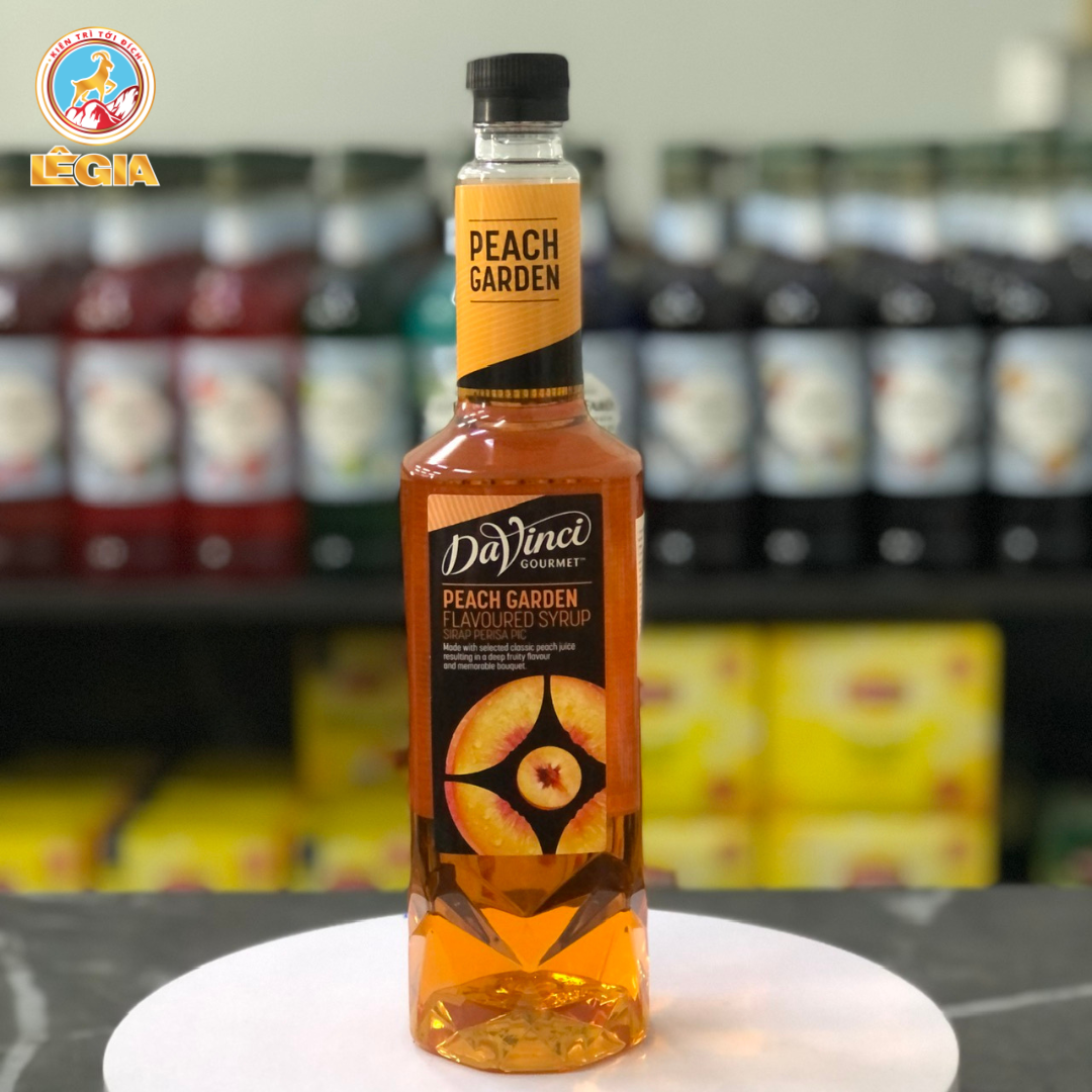 SIRO DAVINCI ĐÀO 750ML - DAVINCI PEACH GARDEN SYRUP