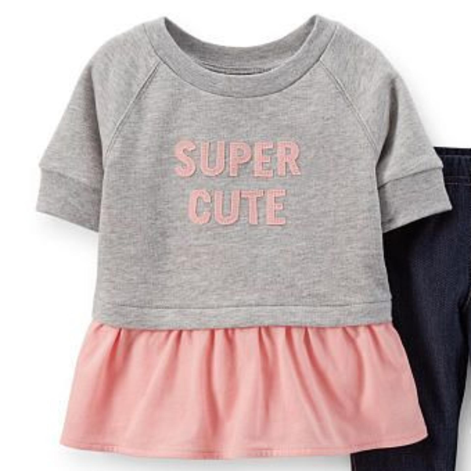 [HCM]Bộ bé Gái CARTERS 2 tuổi - 2 cái - Hàng Mỹ