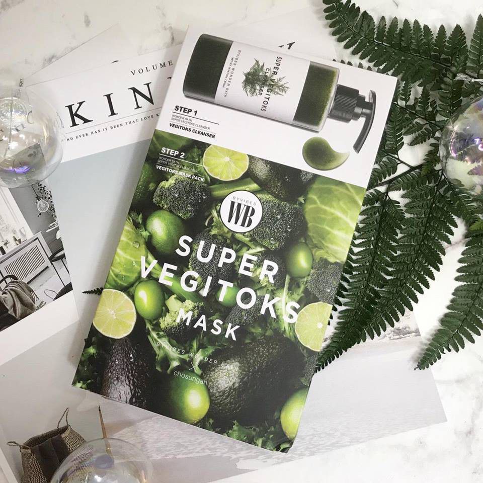 Mặt nạ rau củ Super Vegitoks Mask 6 miếng