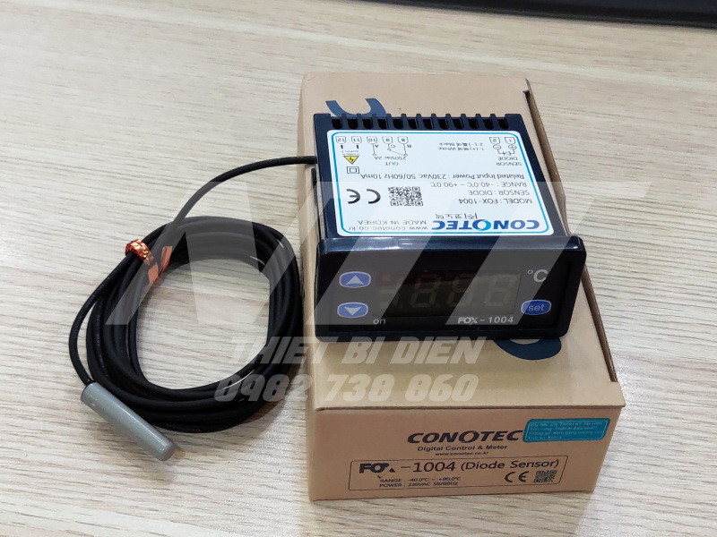 Bảng giá Đồng hồ điều khiển nhiệt độ FOX-1004 FOX-D1004 CONOTEC Hàn Quốc