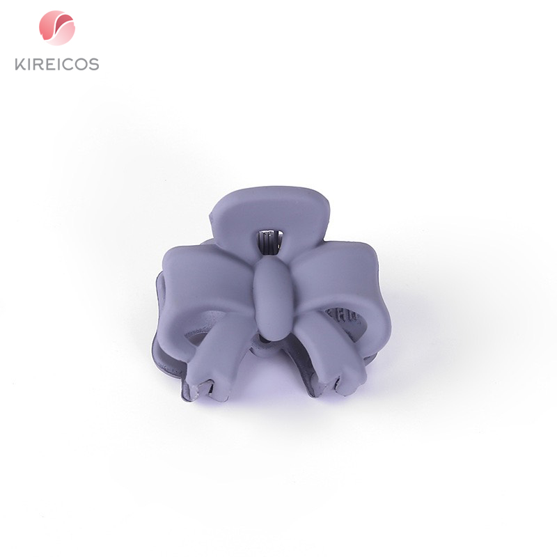 Set 6 kẹp gấp tóc nhỏ nhám hình nơ đủ màu no. 168 - kireicos