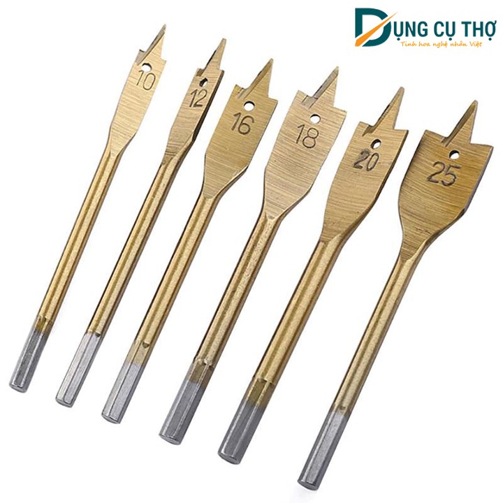 Bộ 6 mũi khoan khoét lỗ đuôi cá