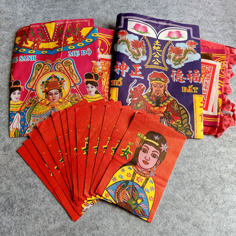 Set of Offering Papers for Full Month, Baby's Cradle