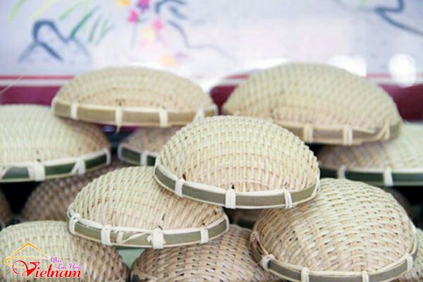 Rổ tre đựng hạt hướng dương size 15cm
