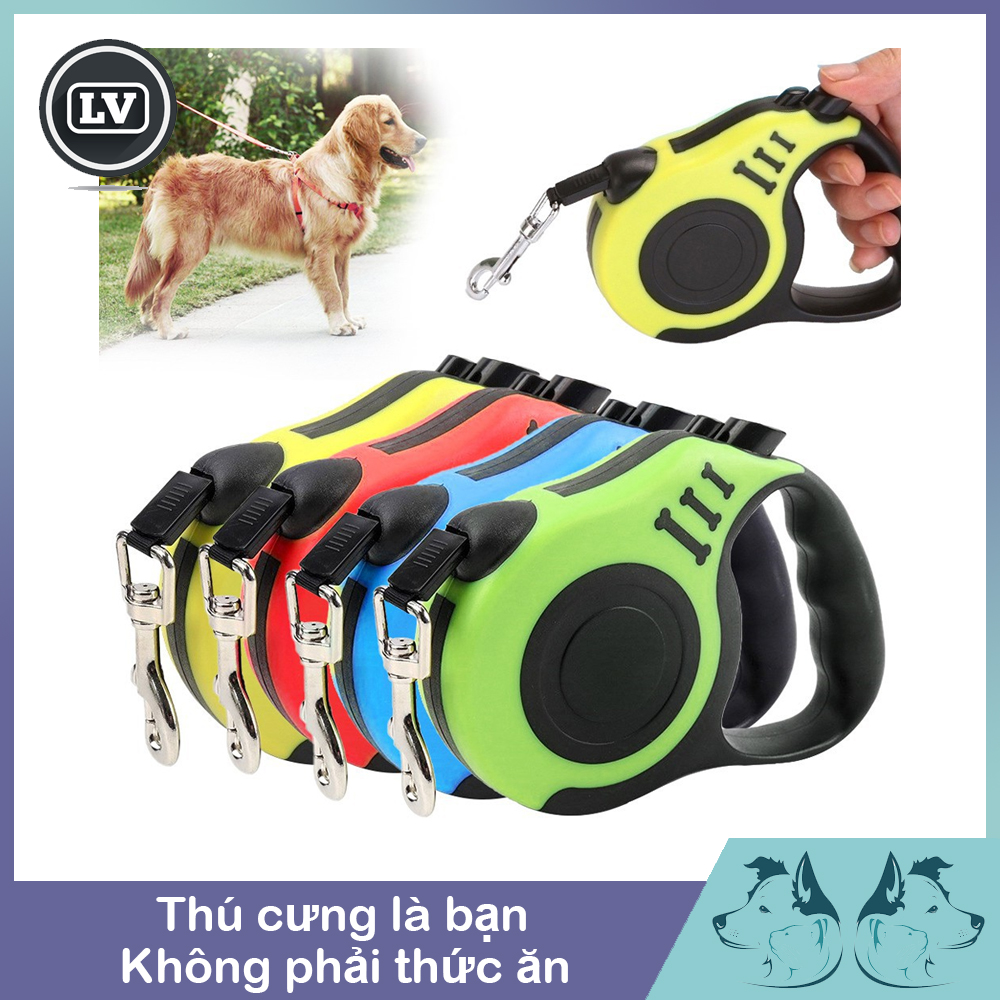 3M/5M Dây Xích Chó Cưng Dây Đeo Cổ Mèo Dẫn Dây Kéo Đối Với Small Medium Large Phụ Kiện Cho Thú Nuôi