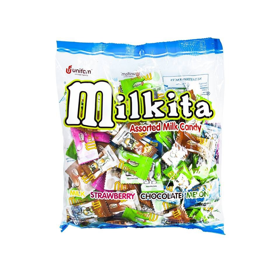Kẹo Sữa 125 Viên Milkita Vị Hỗn Hợp (Gói 350g)