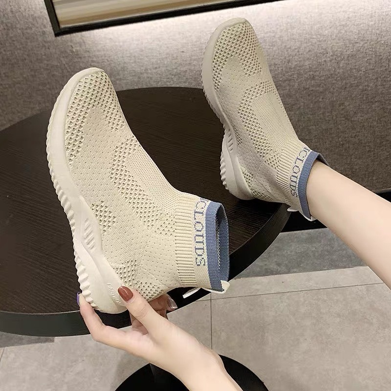 ❁  [Freeship] Giày boot len đen trắng nhiều màu đi êm hot 2021