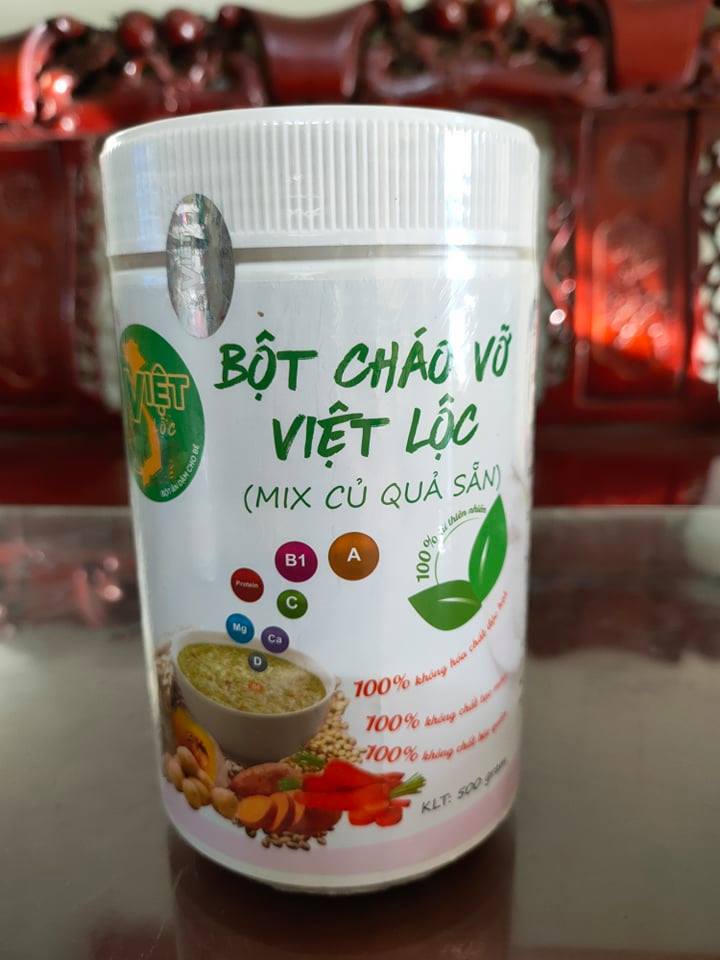 Cháo Vỡ Việt Lộc dành cho bé 8 tháng