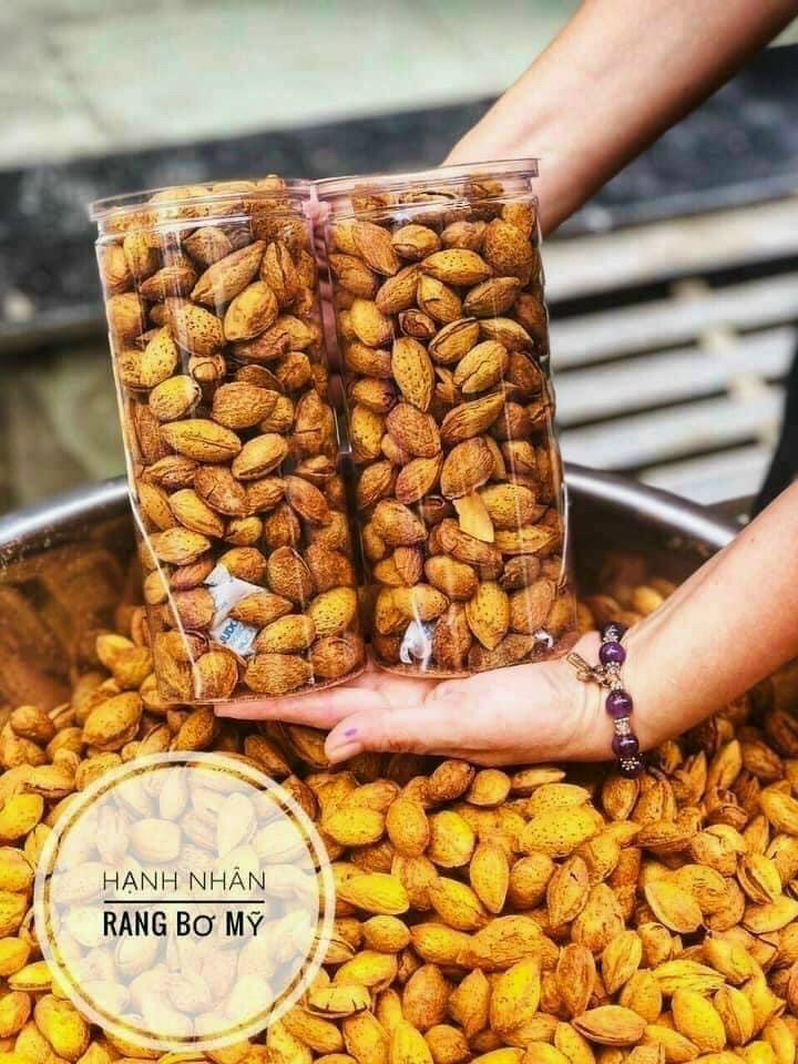 Hạnh Nhân Rang Bơ 450g