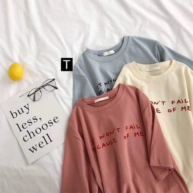 Áo phông It won chữ ngực DTR0719
