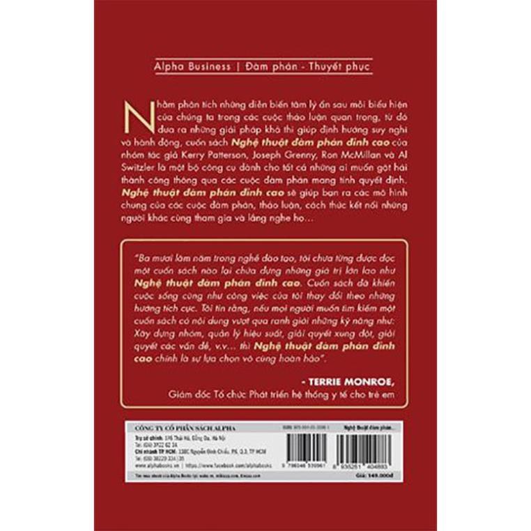 Sách Alphabooks - Nghệ Thuật Đàm Phán Đỉnh Cao