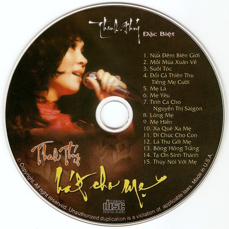 Thanh Thúy CD - Hát Cho Mẹ
