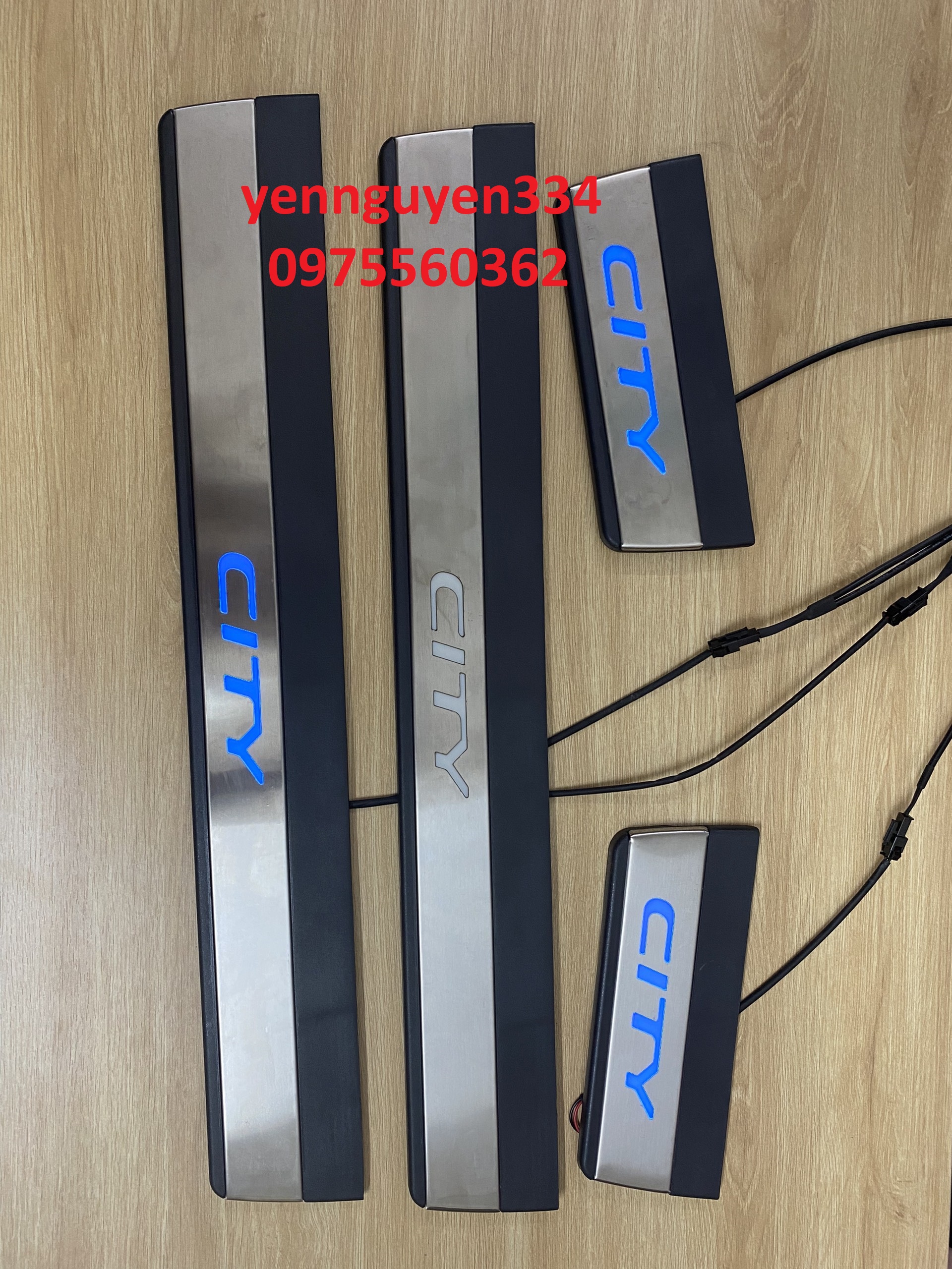 Nẹp bước chân có đèn Honda City
