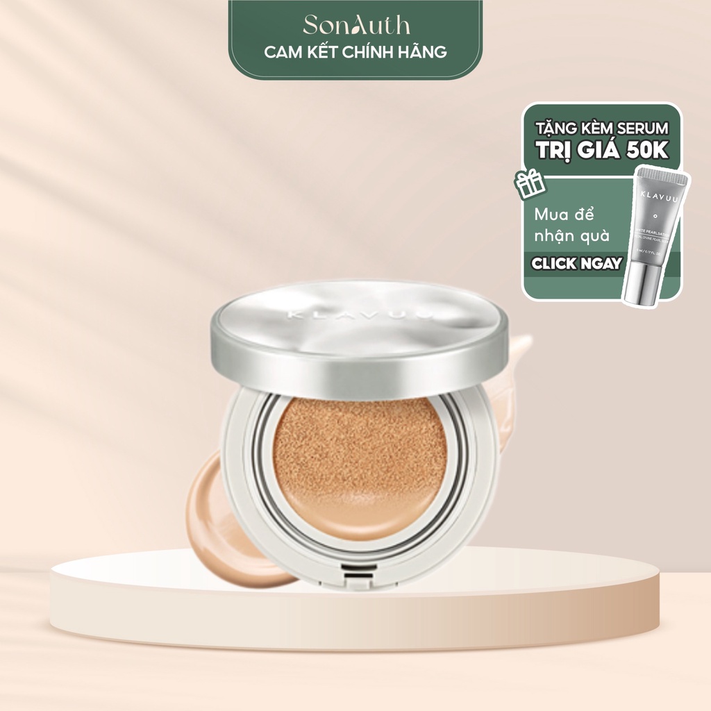 Phấn nước Klavuu Urban Pearlsation High Coverage Tension Cushion EX 12g