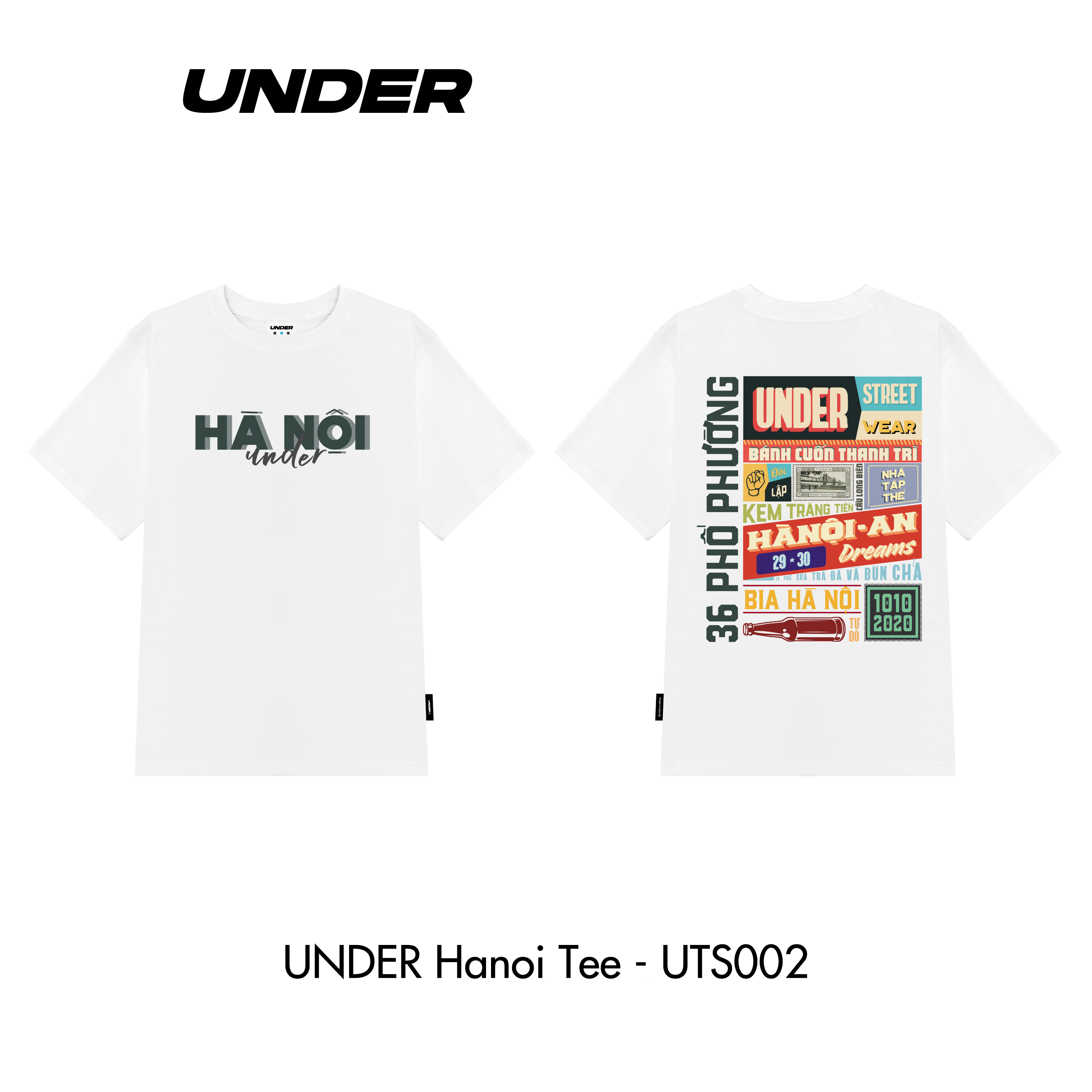 Áo thun UNDER Hà Nội 36 Phố Phường - UTS002
