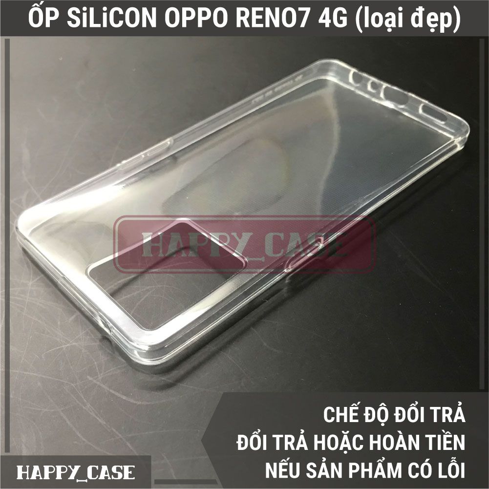 Ốp Điện Thoại OPPO RENO7 4G (LOẠI ĐẸP) Thin Transparent Silicon