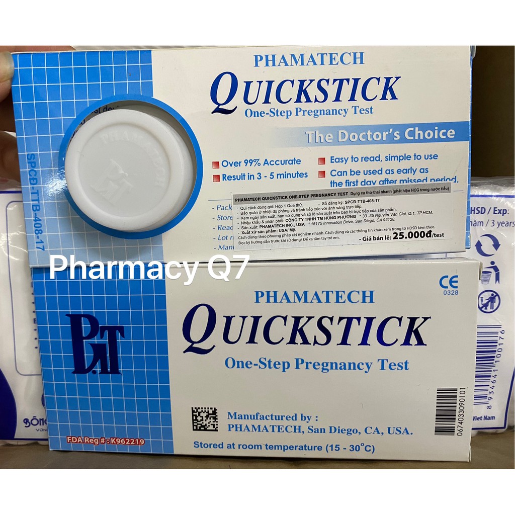 Que thử thai Quickstick.
