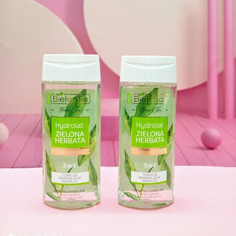 Toner bielenda herbata trà xanh 3in1