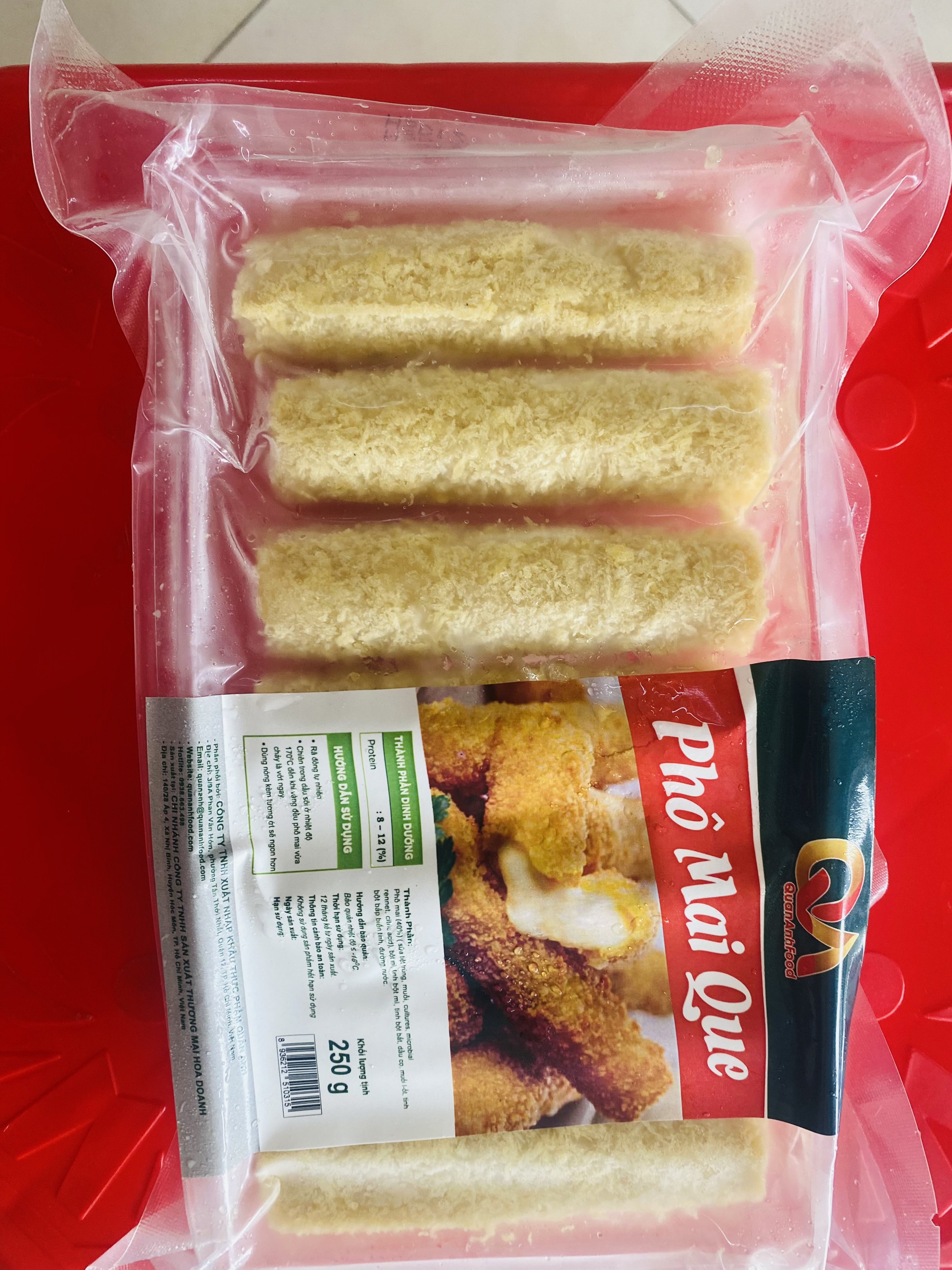 [CHỈ GIAO HỎA TỐC HCM] - PHÔ MAI QUE 250G