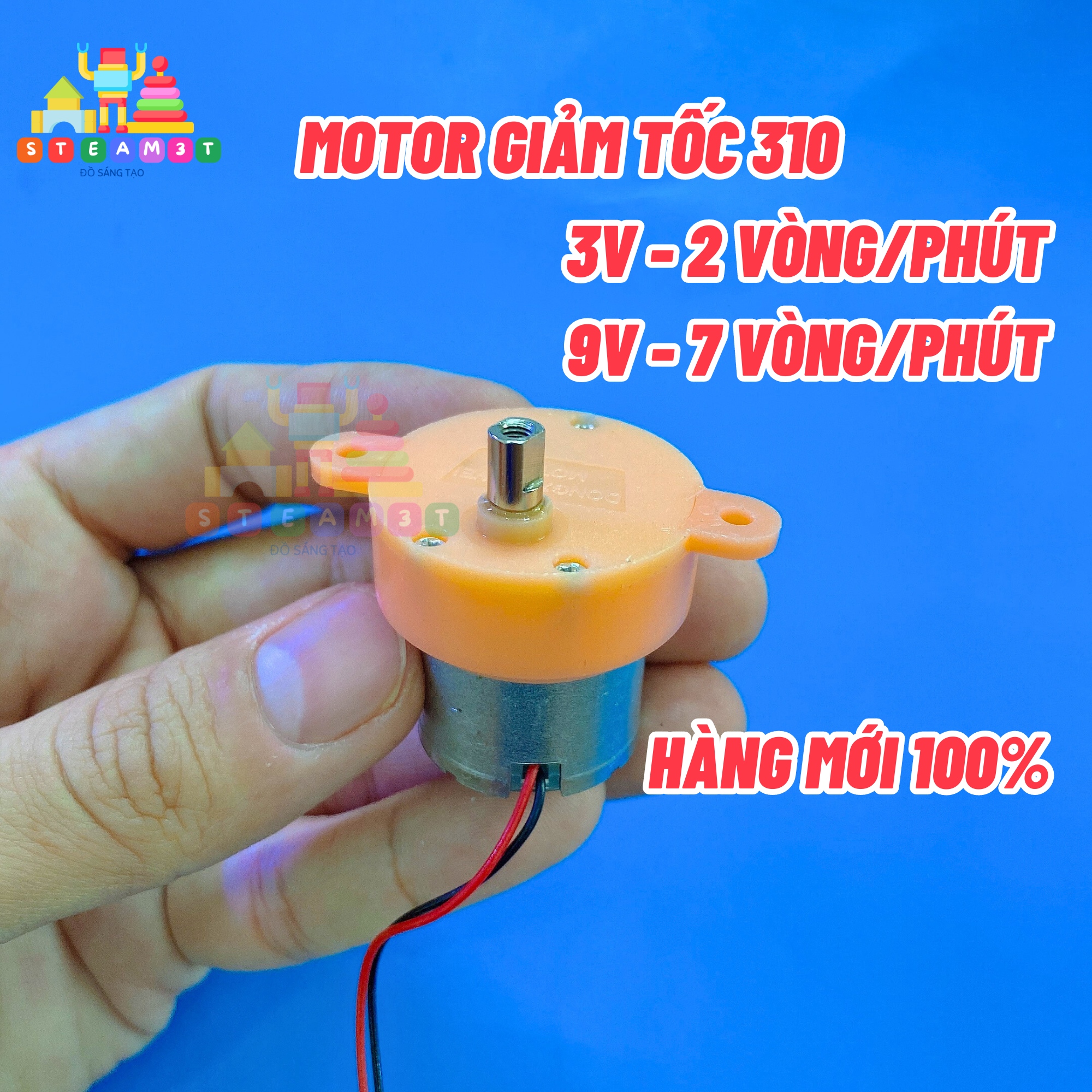 [HCM]Motor giảm tốc mini động cơ 300 điện áp 3.7V - 6V - 12V tốc độ 3.5 - 7.5 vòng /phút - LK0018