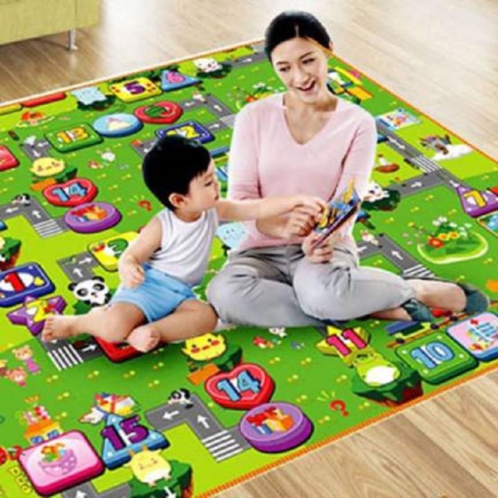 Thảm chơi 2 mặt cho bé 180cmx200cm
