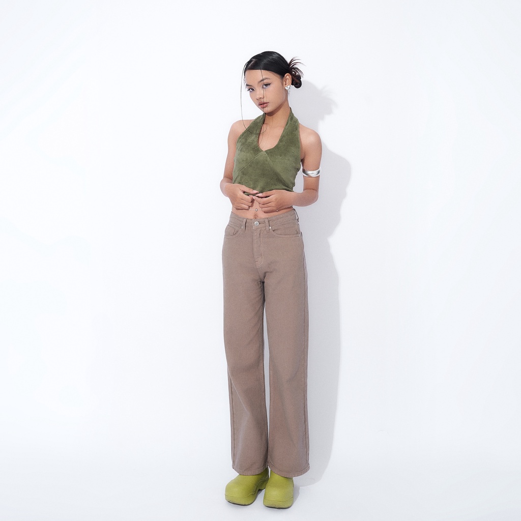 Áo Croptop Yếm PRADIES Velvet Halter