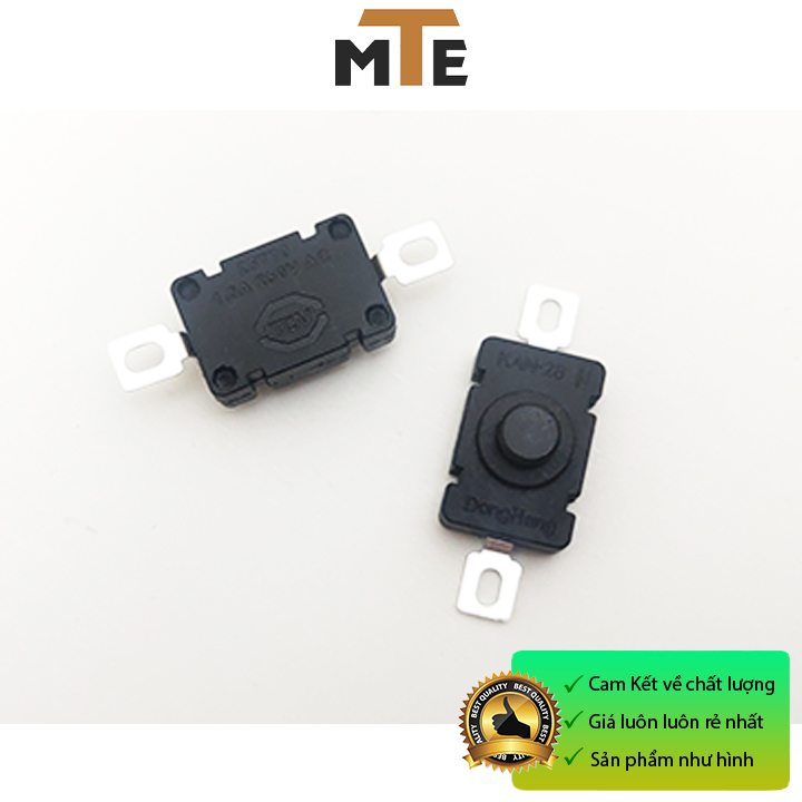 Công tắc đèn pin 2P KAN-28 dạng ấn ON OFF