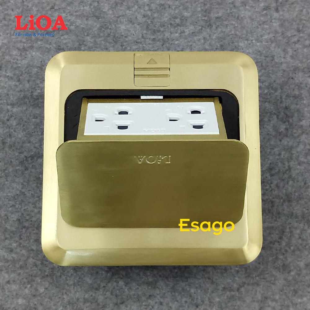 Combo Ổ cắm âm sàn loại vuông LiOA
