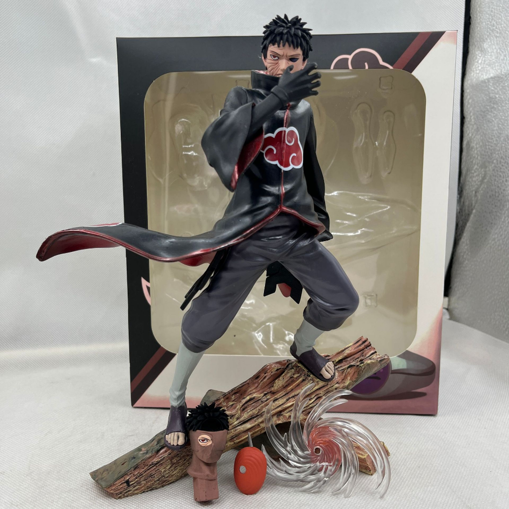 Mô hình Uchiha Obito cao 26cm 2 đầu thay thế (Mô hình Anime Naruto Figure)