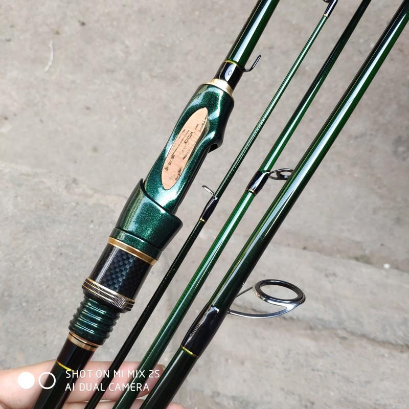 Cần câu lure 4 khúc Cemreo Macans 2m1 - 2m4 siêu khỏe  (cam kết đổi trả trong 2 tuần đầu)